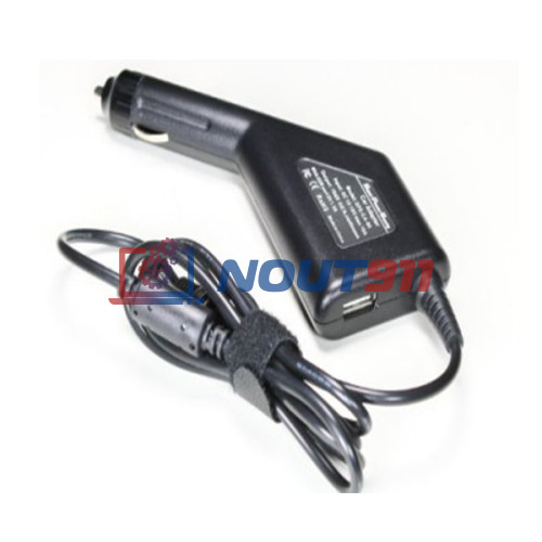 Автомобильный блок питания для ноутбука HP 19.5V 3.33A 65W 4.8x1.7mm slim (ступенчатый)