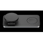 Беспроводная зарядка 3 в 1 MicroParts T8, Fast Charge QC3.0, Magnetic - 9В, 2.7А, 15Вт общая мощность 22.5Вт, совместимость с Apple, черная
