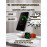 Беспроводная зарядка 3 в 1 MicroParts T8, Fast Charge QC3.0, Magnetic - 12В = 1.5А, 9В = 2.7А, 15Вт общая мощность 22.5Вт, совместимость с Apple, белая