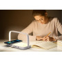 Беспроводная зарядка 3 в 1 MicroParts UD10, Fast Charge QC3.0, Magnetic - 9В, 2А, 15Вт, LED-лампа, общая мощность 22.5Вт, совместимость с Apple, белая