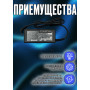Зарядка для ноутбука Asus 19V 3.42А 65W 3.0x1.1mm (ADP-65DB), Zenbook UX21, UX21E, UX31, UX31E, UX32, прямоугольный корпус, без сетевого кабеля, OEM