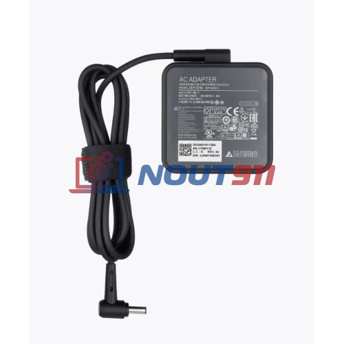 Блок питания для ноутбука MSI 19V 3.42A 65W 4.5x3.0mm (ADP-65GD D), MSI Modern 14 B10M, 14 C7M, 15 A5M, 15 B7M, Prestige 13 Evo A12M, без сетевого кабеля, черная, HC/ORG