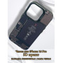 Чехол для iPhone 16 Pro с 3D принтом Айфон в разборе, накладка силиконовая, рамка черная