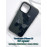 Чехол для iPhone 13 с 3D принтом Черная бабочка, накладка силиконовая, рамка черная
