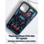 Чехол для iPhone 12 Pro Max с 3D принтом Холодильник с колой, накладка силиконовая, рамка черная