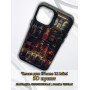 Чехол для iPhone 12 Mini с 3D принтом Холодильник с напитками, накладка силиконовая, рамка черная