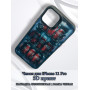 Чехол для iPhone 11 Pro с 3D принтом Холодильник с колой, накладка силиконовая, рамка черная