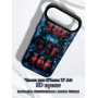 Чехол для iPhone 17 Air с 3D принтом Холодильник с колой, накладка силиконовая, рамка черная