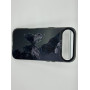 Чехол для iPhone 17 с 3D принтом Черная бабочка, накладка силиконовая, рамка черная