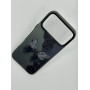 Чехол для iPhone 17 Pro Max с 3D принтом Черная бабочка, накладка силиконовая, рамка черная