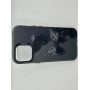 Чехол для iPhone 11 Pro Max с 3D принтом Черная бабочка, накладка силиконовая, рамка черная