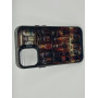 Чехол для iPhone 12 Mini с 3D принтом Холодильник с напитками, накладка силиконовая, рамка черная