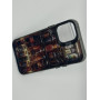 Чехол для iPhone 12 Mini с 3D принтом Холодильник с напитками, накладка силиконовая, рамка черная