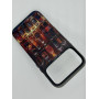 Чехол для iPhone 17 Pro Max с 3D принтом Холодильник с напитками, накладка силиконовая, рамка черная