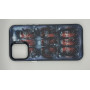 Чехол для iPhone 12 Pro Max с 3D принтом Холодильник с колой, накладка силиконовая, рамка черная