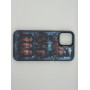 Чехол для iPhone 11 Pro с 3D принтом Холодильник с колой, накладка силиконовая, рамка черная