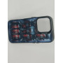 Чехол для iPhone 16 Pro с 3D принтом Холодильник с колой, накладка силиконовая, рамка черная
