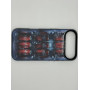 Чехол для iPhone 17 Air с 3D принтом Холодильник с колой, накладка силиконовая, рамка черная