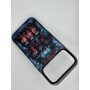 Чехол для iPhone 17 Pro Max с 3D принтом Холодильник с колой, накладка силиконовая, рамка черная