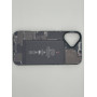 Чехол для iPhone 16 Plus с 3D принтом Айфон в разборе, накладка силиконовая, рамка черная