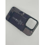 Чехол для iPhone 16 Pro с 3D принтом Айфон в разборе, накладка силиконовая, рамка черная