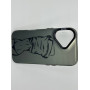 Чехол для iPhone 17 с 3D принтом Фигура девушки, накладка силиконовая, рамка черная