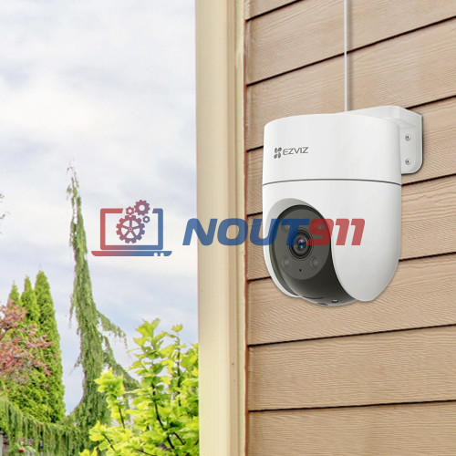 Уличная поворотная Wi-Fi Камера EZVIZ H8c 2МП 1080p (4.0mm), microSD до 512 ГБ, H.265, обзор 360°, ИК подсветка до 30м, белая