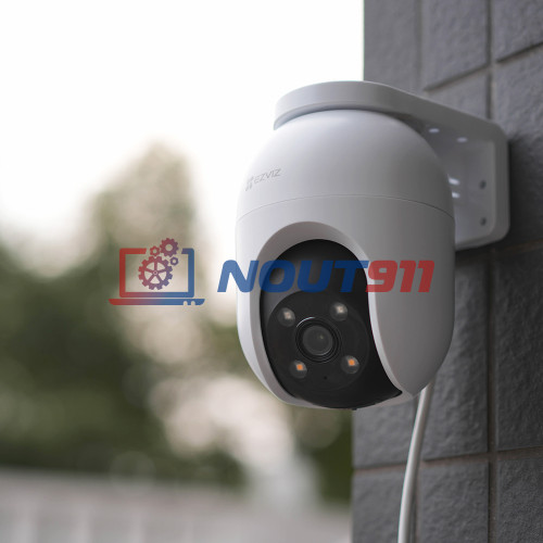 Уличная поворотная Wi-Fi Камера EZVIZ C8c 3K (4.0mm) 5МП, microSD, H.265, 360° ИК подсветка до 30м, белая