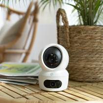 Поворотная Wi-Fi Камера EZVIZ H7c Dual 2K 4 Мп (2,8 и 6 мм) Двойной объектив 2К & 2К, 2,4 ГГц и 5 ГГц, H.265, 360°, белая
