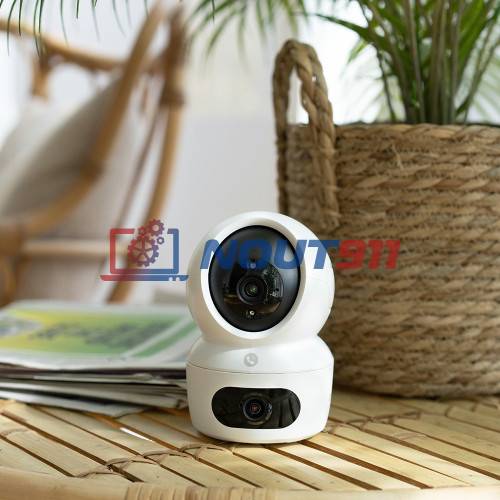 Поворотная Wi-Fi Камера EZVIZ H7c Dual 2K 4 Мп (2,8 и 6 мм) Двойной объектив 2К & 2К, 2,4 ГГц и 5 ГГц, H.265, 360°, белая