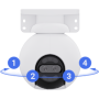 Уличная поворотная Wi-Fi Камера EZVIZ H80x Dual - 3840x2160 4K (4.0mm) H.265 360° 8МП IP65 ColorFULL Night Vision, белая