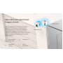 Уличная поворотно-наклонная PoE IP-камера EZVIZ H8c PoE (4.0mm) 3МП, 2К - 2304x1296, PTZ, H.265, Угол панорамирования: 350°, ИК подсветка до 30м, MicroSD до 512 ГБ, белая