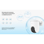 Уличная поворотно-наклонная Wi-Fi камера EZVIZ H8c Pro (4.0mm) 3МП 2К 2304x1296 PTZ 2,4 ГГц H.265 Угол 104° ИК до 30м MicroSD до 512 ГБ