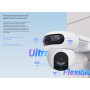 Уличная поворотная Wi-Fi Камера EZVIZ H90 Dual 2K? с двумя объективами (2.8mm+6mm, 4МП+4МП) панорамирование и наклон, человек/ТС, H.265 360° ИК подсветка до 40м IP65 двухсторонняя аудиосвязь