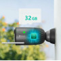 Уличная Wi-Fi камера EZVIZ BC1C на аккумуляторе 7800 мА·ч, eMMC на 32 ГБ, микрофон, цветная ночная съемка, черная
