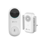 Wi-Fi Видео-звонок Ezviz DB2C звонок с передачей видео на телефон Full HD 1080P, на аккумуляторе 5500 мАч (CS-DB2C-A0-1E 3WPBR/CS-CM T-CHIME)