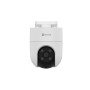 Уличная поворотная Wi-Fi Камера EZVIZ H8c PRO 8МП 4K (4.0mm) 1/2.7 "CMOS 3840x2160p, панорамирование обзор 360°, microSD до 512 ГБ, H.265, ИК подсветка до 30м, белая