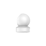 Поворотная Wi-Fi Камера EZVIZ TY1 1440p (4.0mm), microSD, H.265, 360 гр, 4МП, 2K, ИК подсветка до 30м, белая