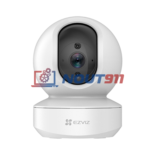 Поворотная Wi-Fi Камера EZVIZ TY1 1440p (4.0mm), microSD, H.265, 360 гр, 4МП, 2K, ИК подсветка до 30м, белая