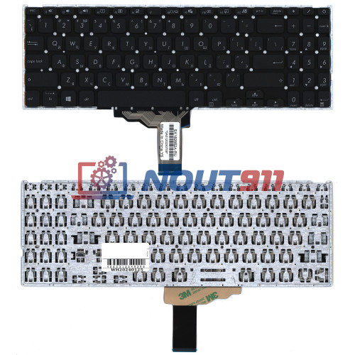 Клавиатура для ноутбука Asus X515 / M515,X515JA, X515UA, X515MA (ASM18M93SU-9201) черная