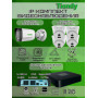 Комплект видеонаблюдения Tiandy на 5 IP камер - 4Мп 1440P (TC-R3108 + 1хTC-C34 + 4хTC-C340N)