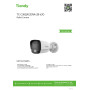 Уличная IP-камера Tiandy TC-C36 (2.8mm) 6МП 3200x1800 H.265, микрофон, угол 128.7гр, подсветка до 30м, IP67 PoE