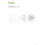 Уличная IP-камера Tiandy TC-C36 (2.8mm) 6МП 3200x1800 H.265, микрофон, угол 128.7гр, подсветка до 30м, IP67 PoE