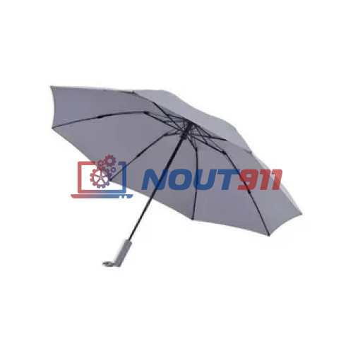 Зонт Xiaomi 90 Points Automatic Reverse Folding Umbrella With LED Flashlight 90COTNT2008U-GY00-OS Полиэстер 210T, купол 106см, защита UPF50+,серый