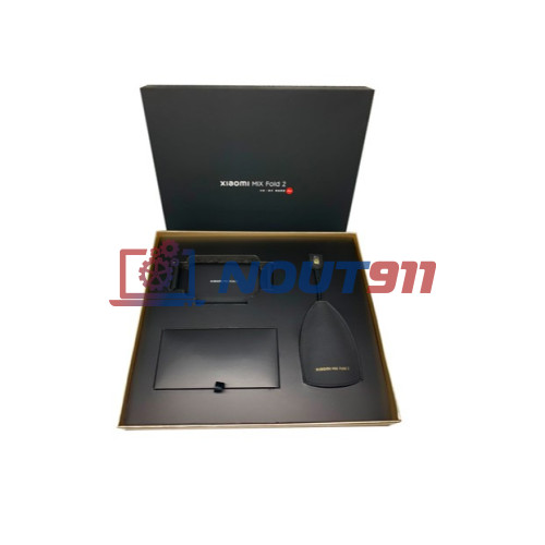 Подарочный набор Xiaomi VIP Gift Box: Автомобильный держатель MIX FOLD 2 + ключница из натуральной кожи, черный