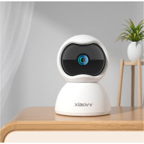 Wi-Fi IP камера Xiaovv 3MP HD Smart PTZ Camera 2K XVV-3630S-Q2 (2304х1296p) Kitten Camera Q2, 20 кадров/с, Global, белая																																																	