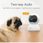 Wi-Fi IP камера Xiaovv 3MP HD Smart PTZ Camera 2K XVV-3630S-Q2 (2304х1296p) Kitten Camera Q2, 20 кадров/с, Global, белая