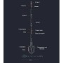 Многофункциональная лопата XIAOMI NexTool Shovel Middle (NE20206), средний размер - 83 см, черная