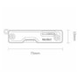 Мультитул Xiaomi NexTool Multi Functional Knife (NE20096) нержавеющая сталь, 20Cr13, X30Cr130, черный