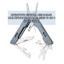 Мультитул Xiaomi NexTool Mini Sailor Multifunctional Pliers 11-in-1 (NE20135A) лезвия из нержавеющей стали, 11 функций, черный